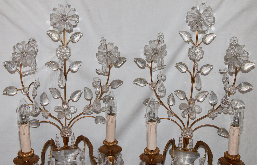 Pair Of Wall Lights From Maison Baguès, Paris Circa 1960-photo-2