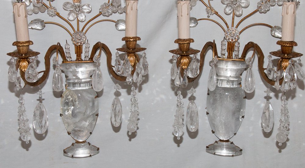 Pair Of Wall Lights From Maison Baguès, Paris Circa 1960-photo-3