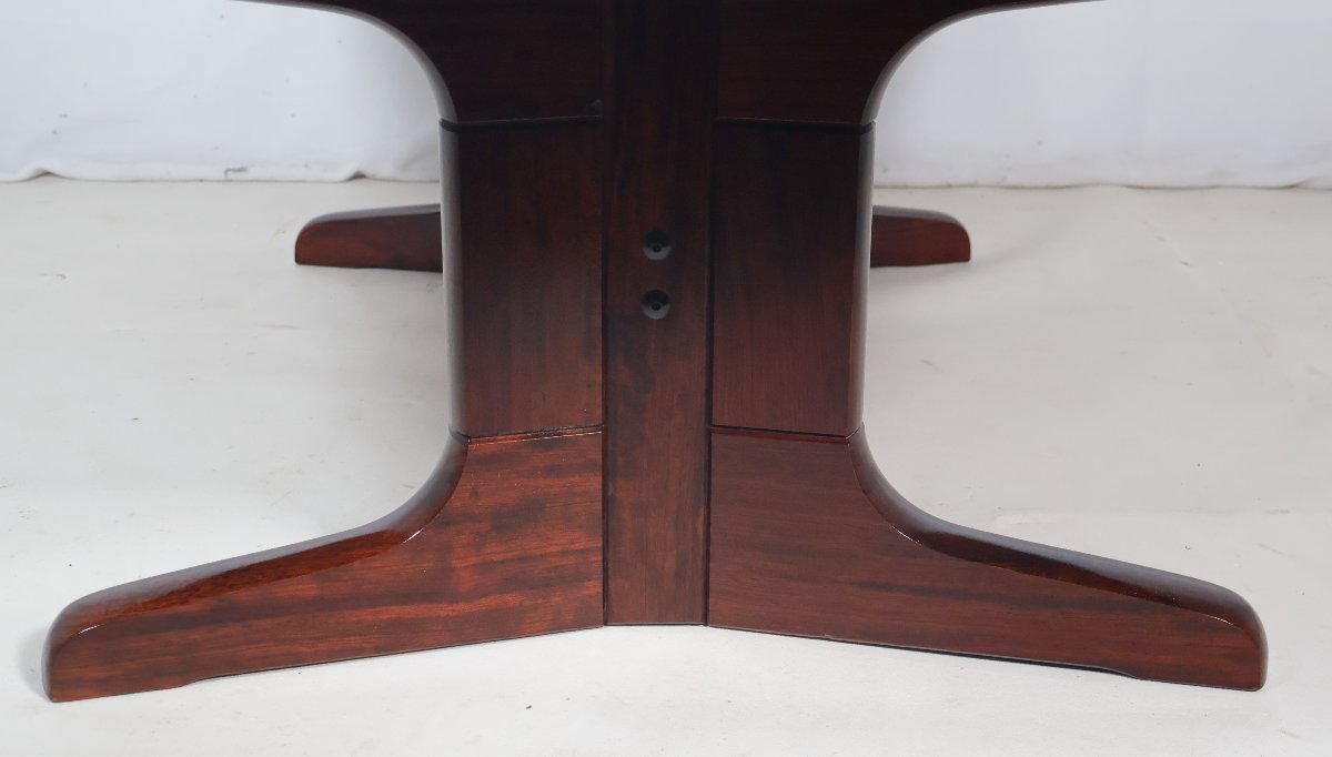 Scandinavian Oval Coffee Table From The 80s-photo-4