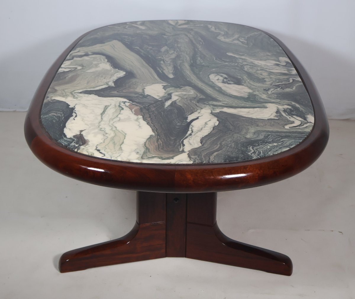 Scandinavian Oval Coffee Table From The 80s-photo-5