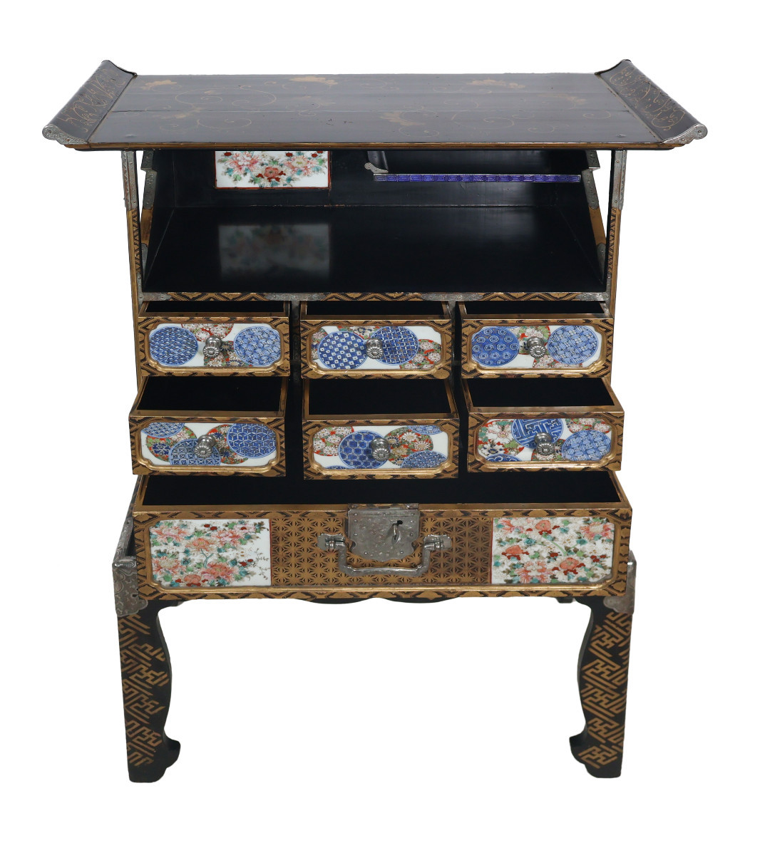 Cabinet japonais dit Shodana  époque Meiji 1868-1912-photo-4