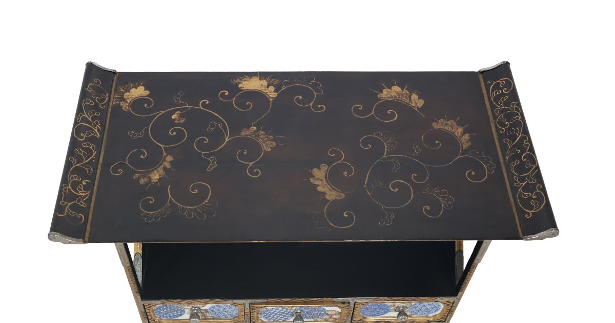 Cabinet japonais dit Shodana  époque Meiji 1868-1912-photo-6