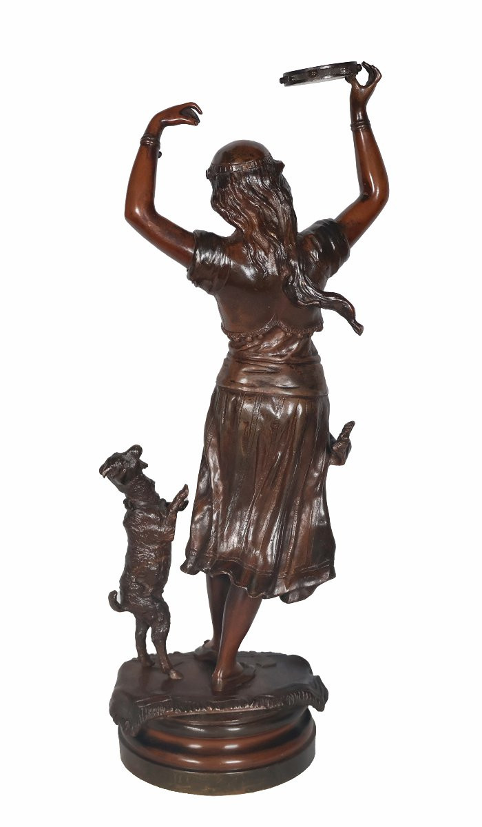 Bronze Esmeralda Signed Austria Bergmann 1861-1936-photo-3