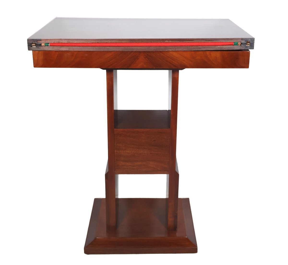 Art Deco Mahogany Game Table-photo-3