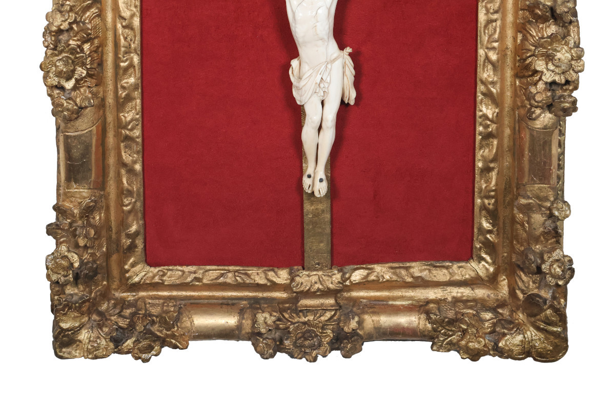 Christ en ivoire provençal d’époque Régence début 18ème siècle-photo-3