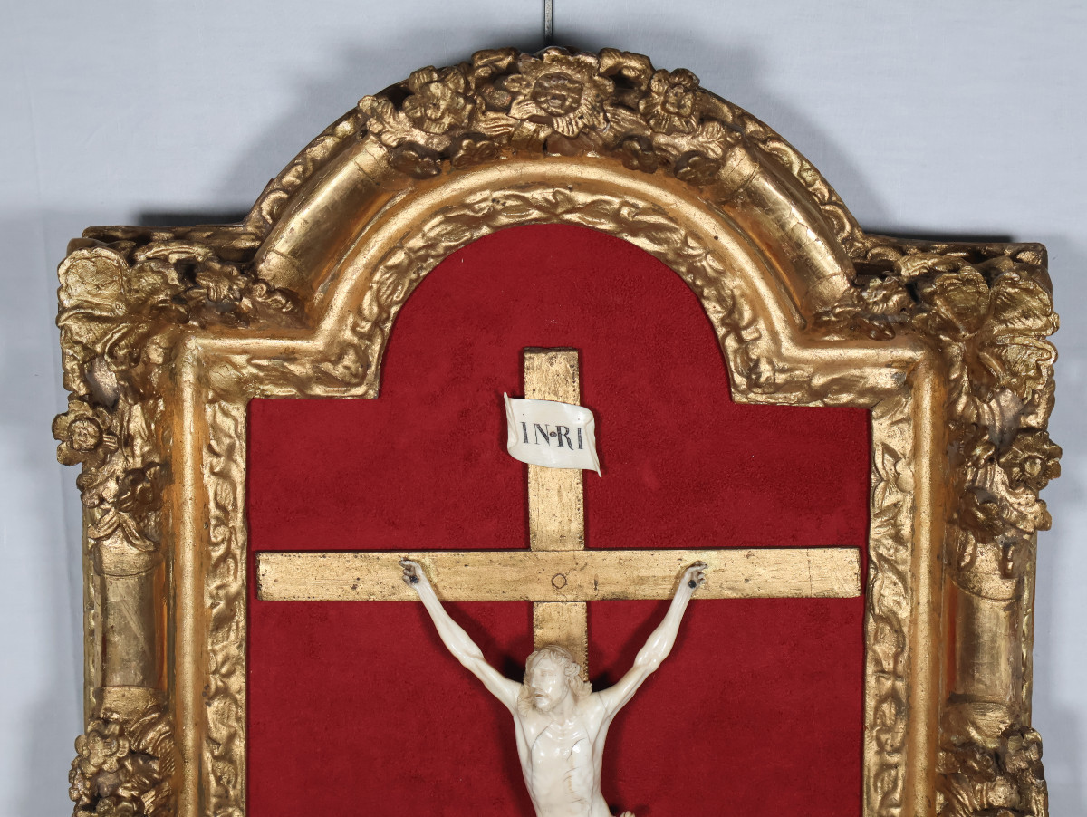 Christ en ivoire provençal d’époque Régence début 18ème siècle-photo-2