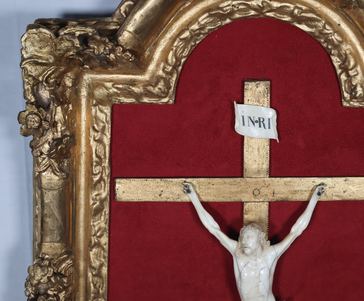 Christ en ivoire provençal d’époque Régence début 18ème siècle-photo-3