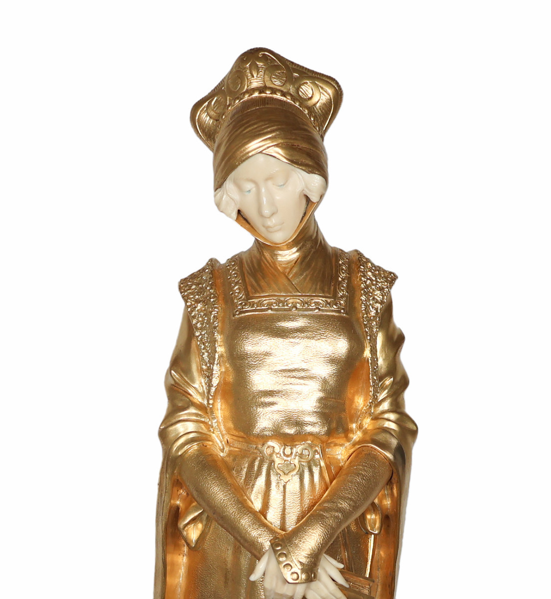  Art Deco Period Chryselephantine Bronze Dominique Alonzo -photo-2