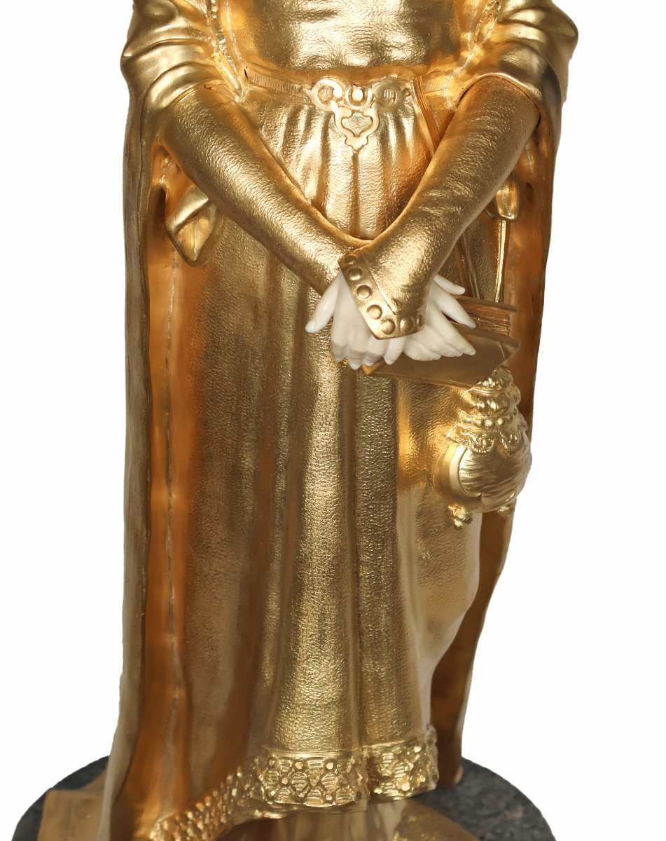  Art Deco Period Chryselephantine Bronze Dominique Alonzo -photo-3