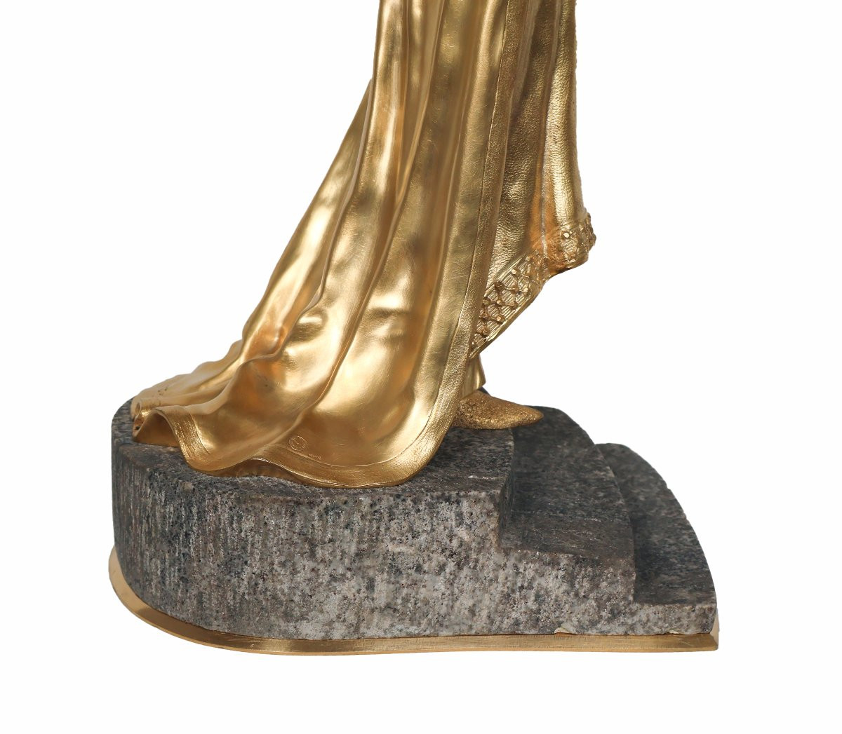  Art Deco Period Chryselephantine Bronze Dominique Alonzo -photo-4