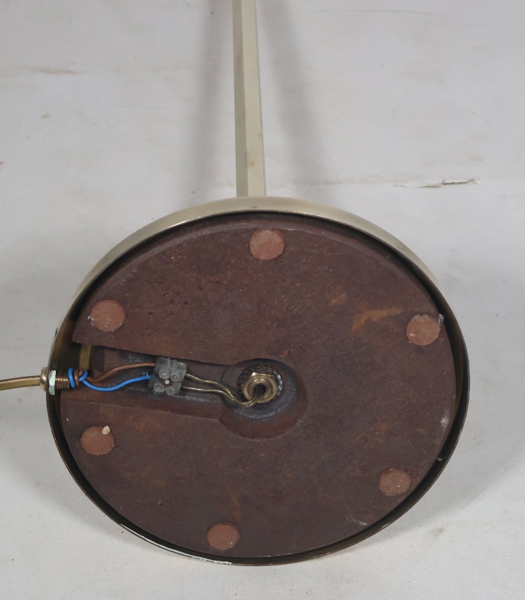  Lampadaire liseuse en bronze doré Maison Baguès, années 1970-photo-6