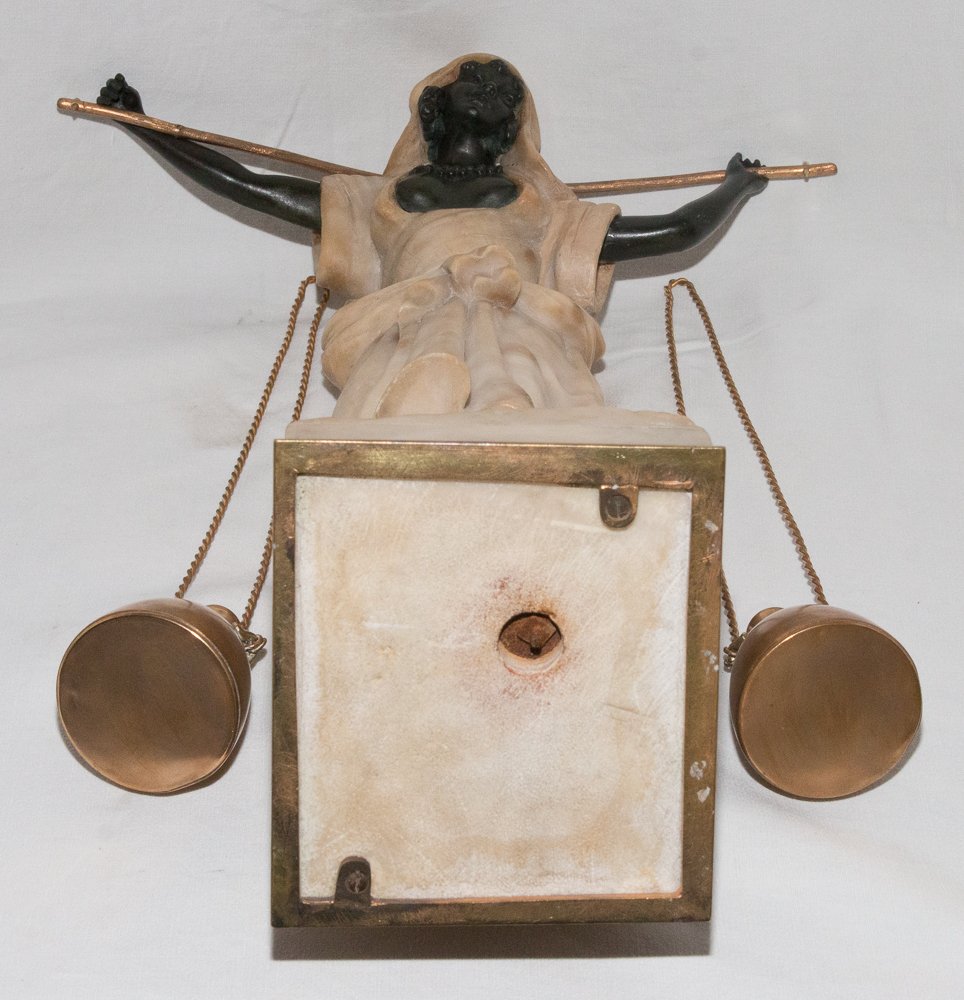 La porteuse d’eau En Albâtre Et Bronze Dominique Alonzo-photo-8