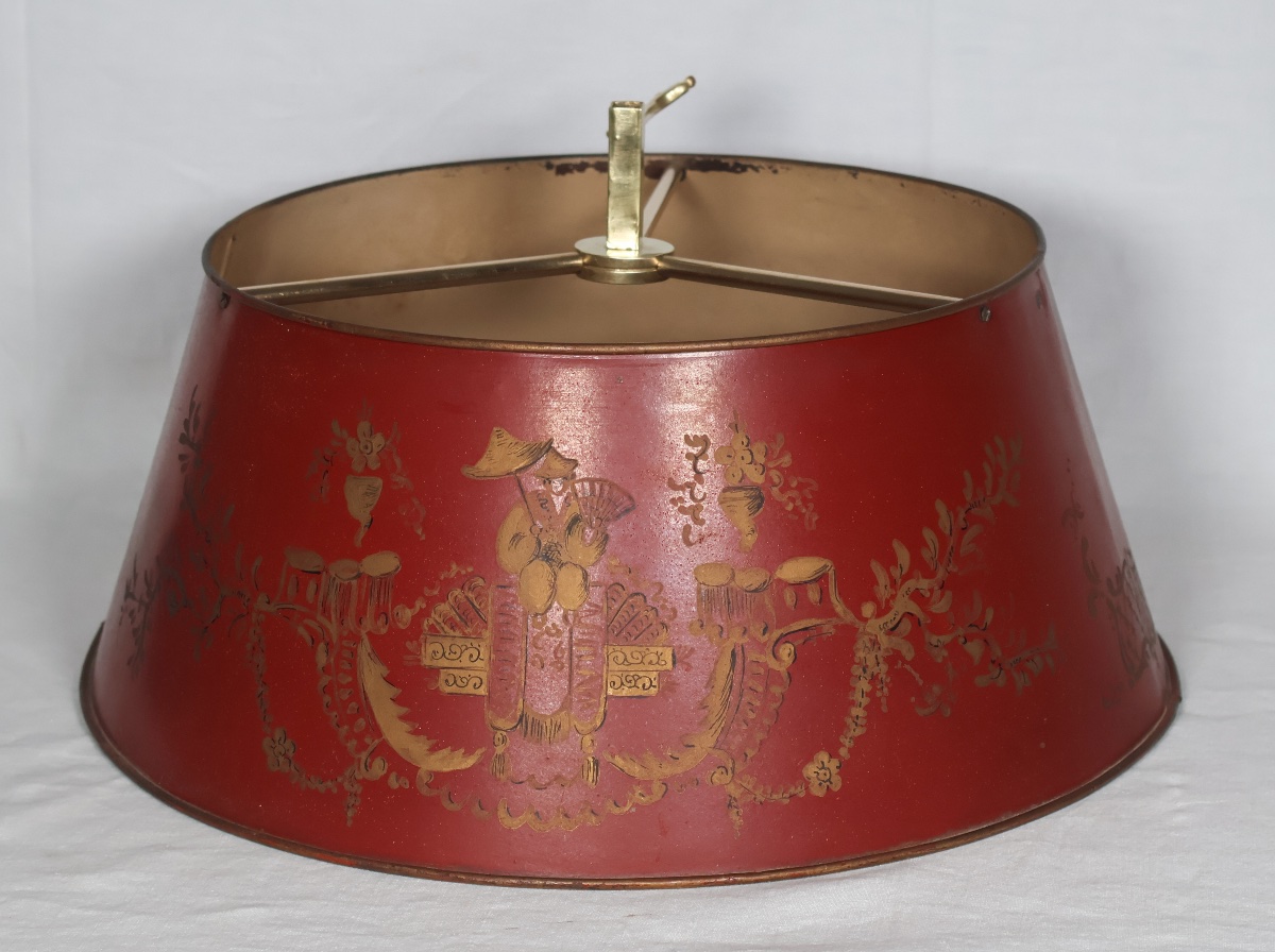 Lampe bouillotte en bronze doré fin XIXe -photo-5