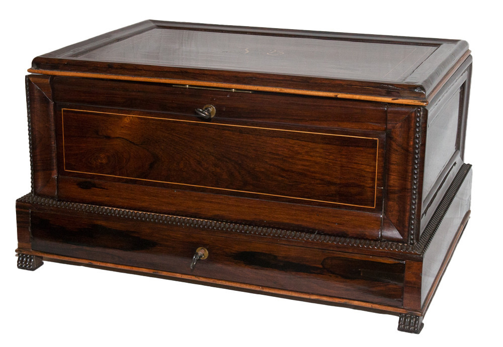    Coffret formant écritoire Époque Napoléon III-photo-2