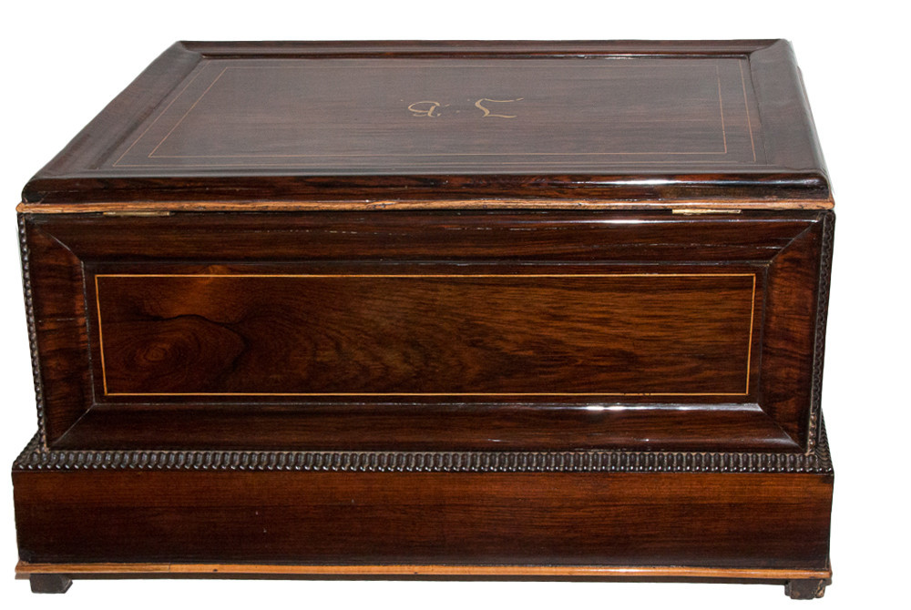    Coffret formant écritoire Époque Napoléon III-photo-3