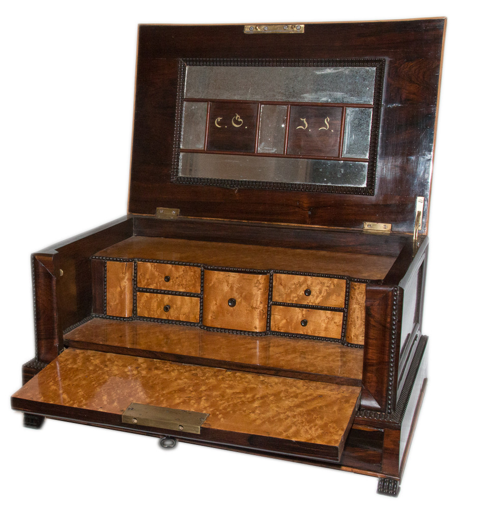    Coffret formant écritoire Époque Napoléon III