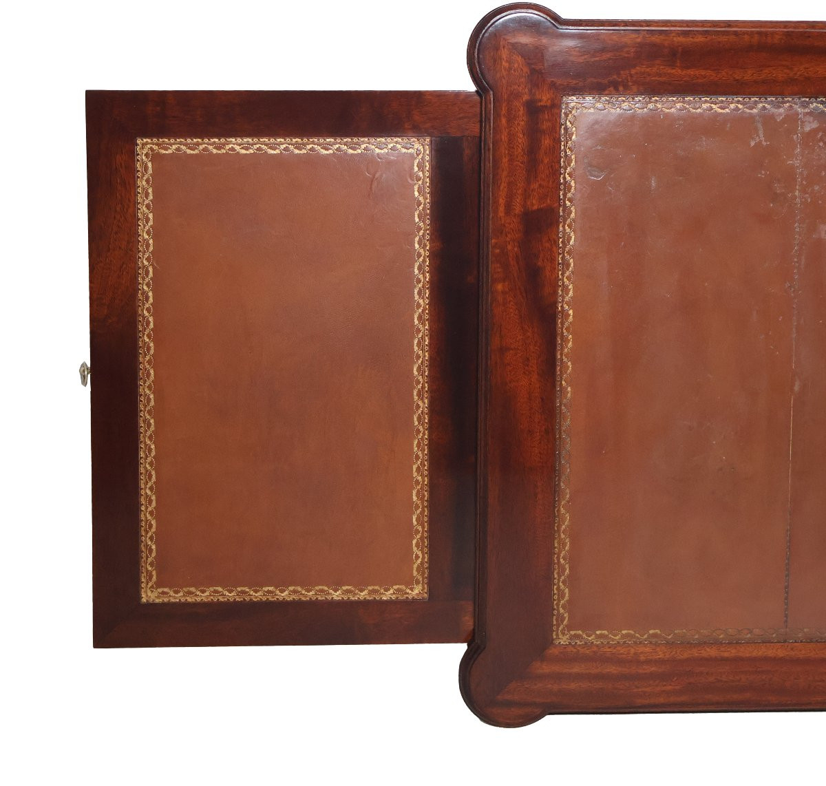 Double-sided Flat Desk With Pull-out Drawers, Louis XVI Style, Early 20th Century.-photo-6