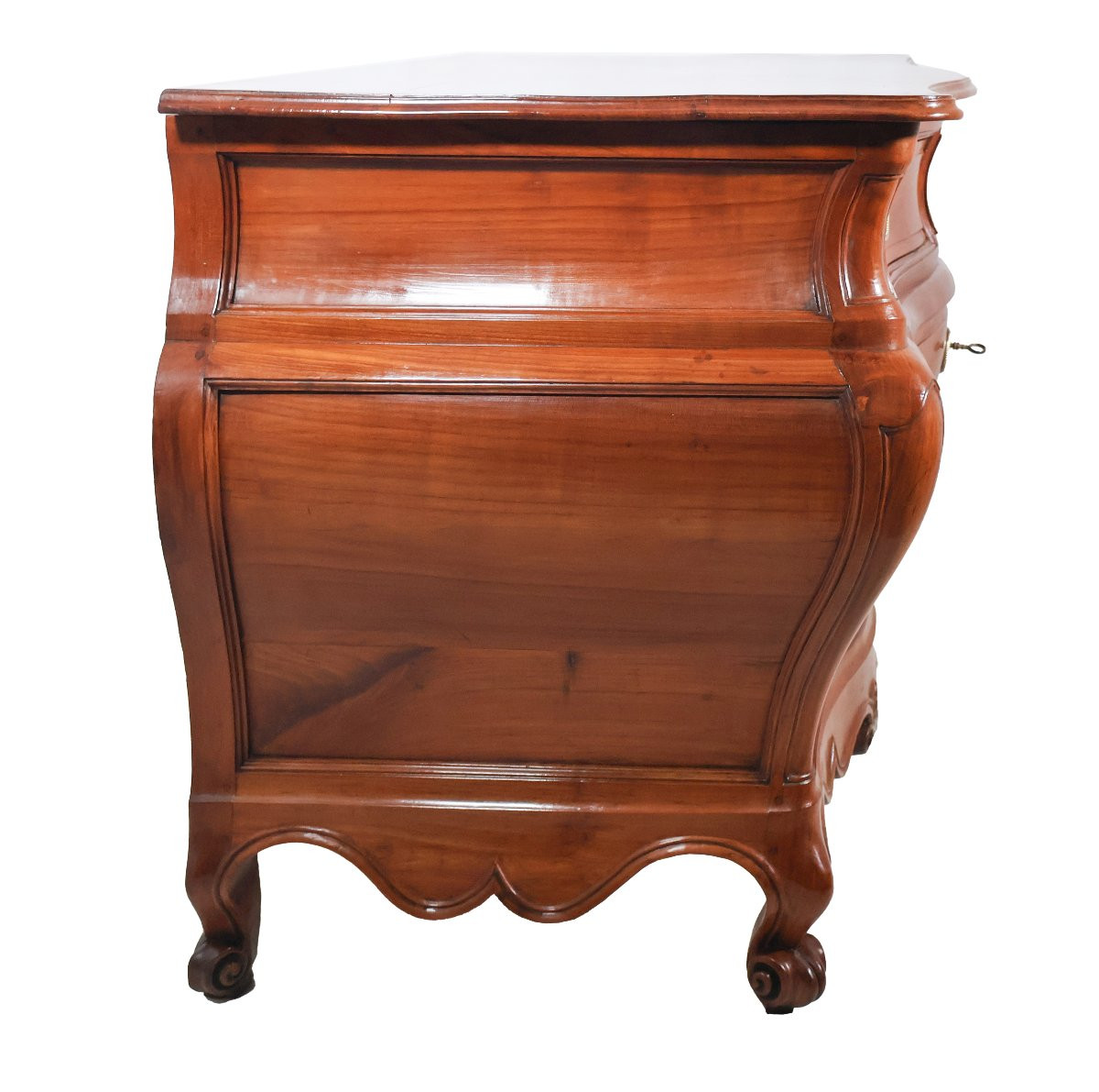  Commode Tombeau Bordelaise En Merisier époque XVIIIe siècle-photo-1