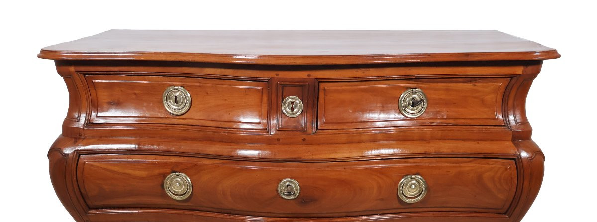  Commode Tombeau Bordelaise En Merisier époque XVIIIe siècle-photo-2