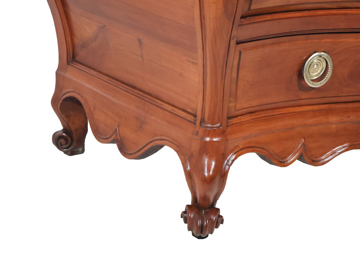  Commode Tombeau Bordelaise En Merisier époque XVIIIe siècle-photo-5