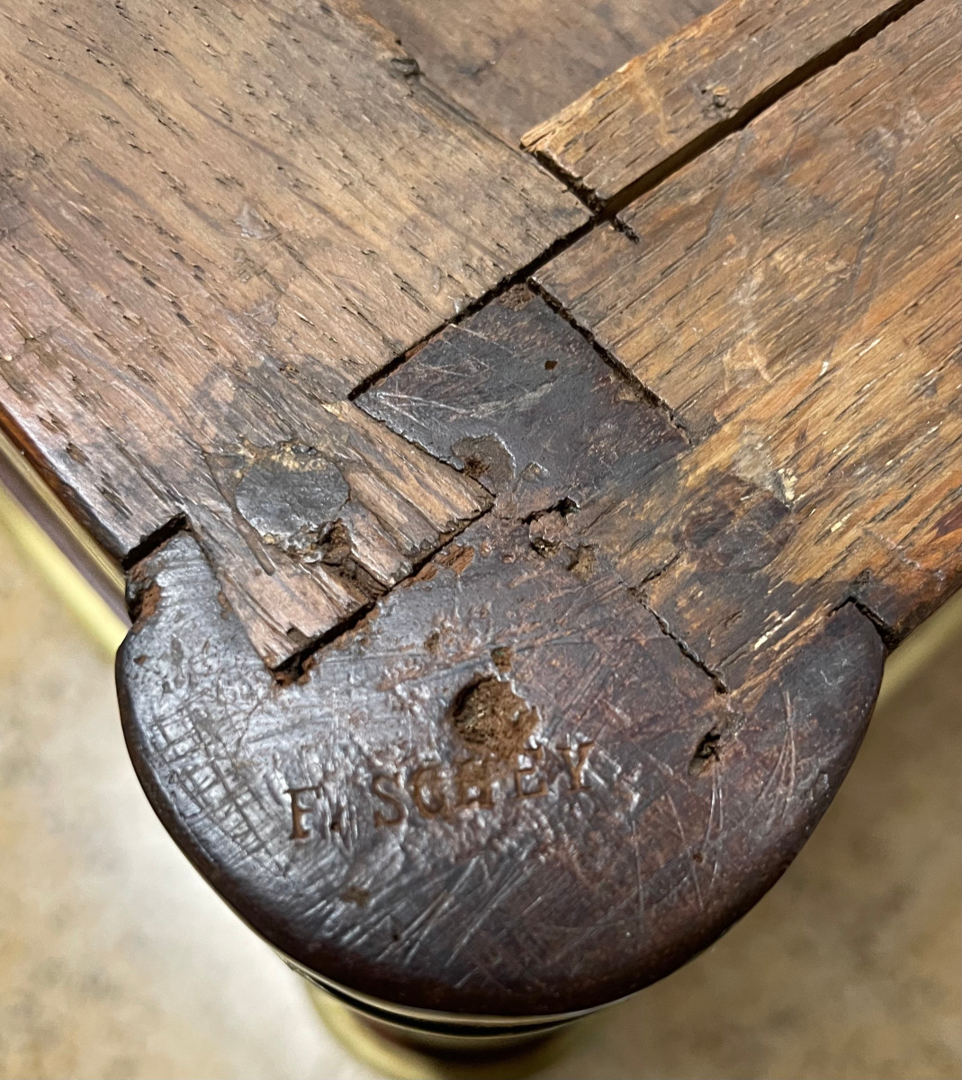 Louis XVI Period Mahogany Commode By F. Schey-photo-4