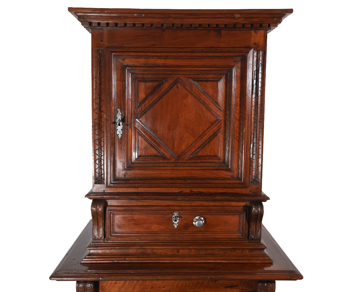 Walnut Cabinet, Louis XIII Period-photo-2