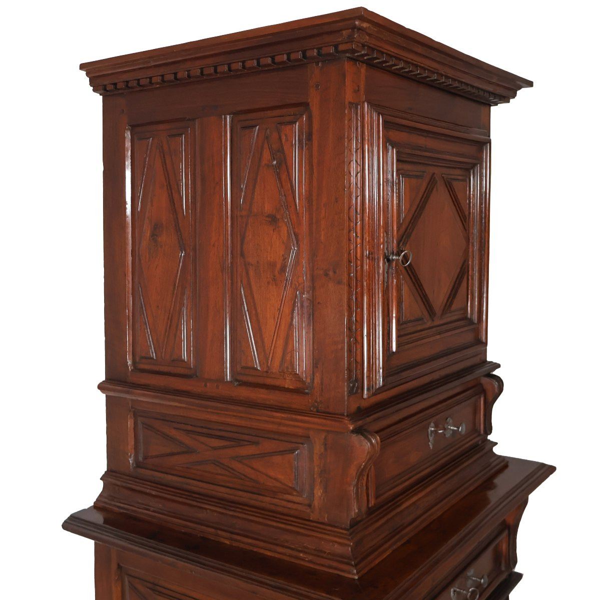 Walnut Cabinet, Louis XIII Period-photo-6