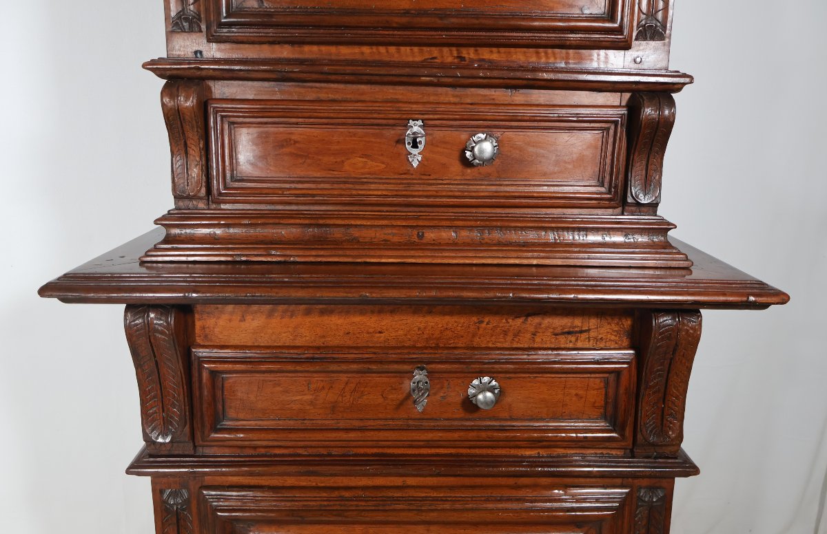 Walnut Cabinet, Louis XIII Period-photo-8