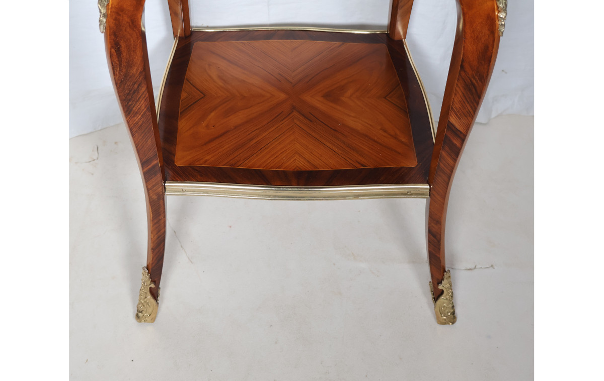 Pair Of Louis XV Style Coffee Tables Mid 20th Century-photo-4