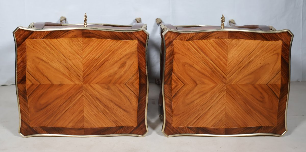 Pair Of Louis XV Style Coffee Tables Mid 20th Century-photo-5