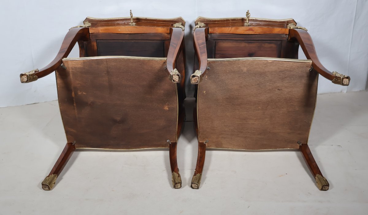 Pair Of Louis XV Style Coffee Tables Mid 20th Century-photo-7