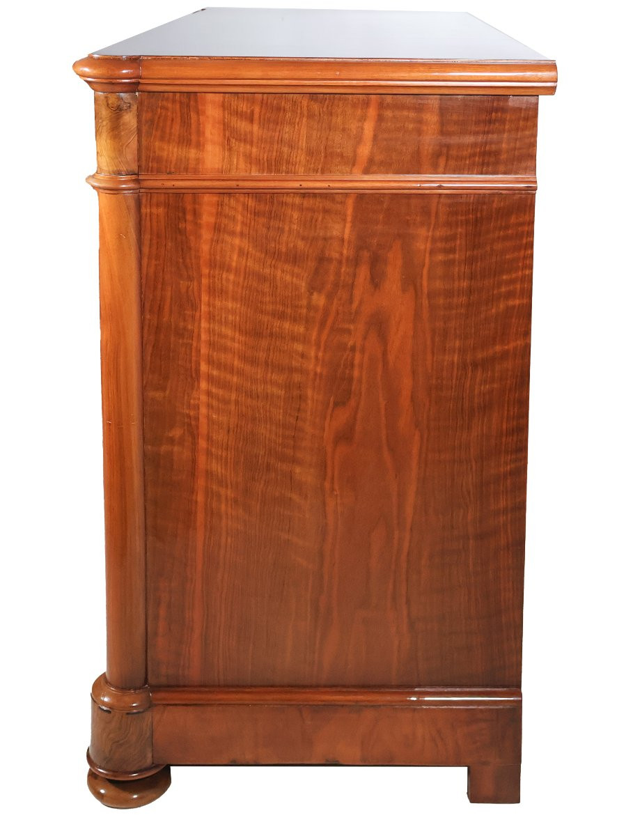 Vitrine en noyer époque Napoléon III-photo-4