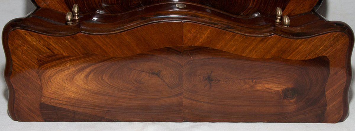 Commode De Maîtrise In Marquetry 18th Century Period-photo-1