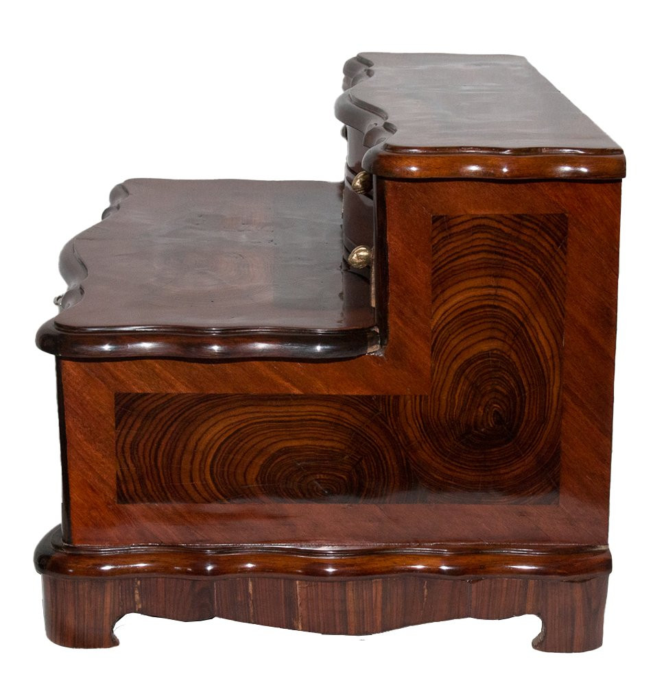 Commode De Maîtrise In Marquetry 18th Century Period-photo-2