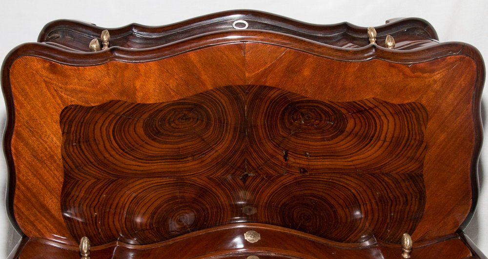 Commode De Maîtrise In Marquetry 18th Century Period-photo-8