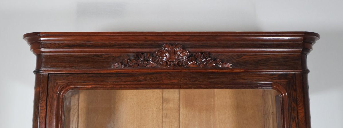 Rosewood Display Case, Napoleon III Period-photo-2