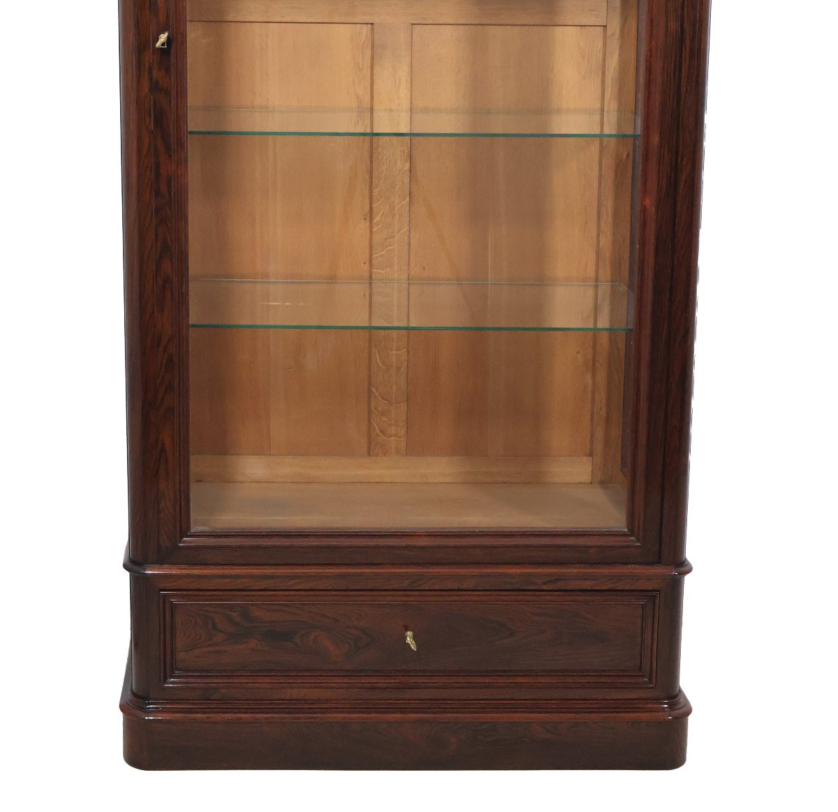 Rosewood Display Case, Napoleon III Period-photo-7