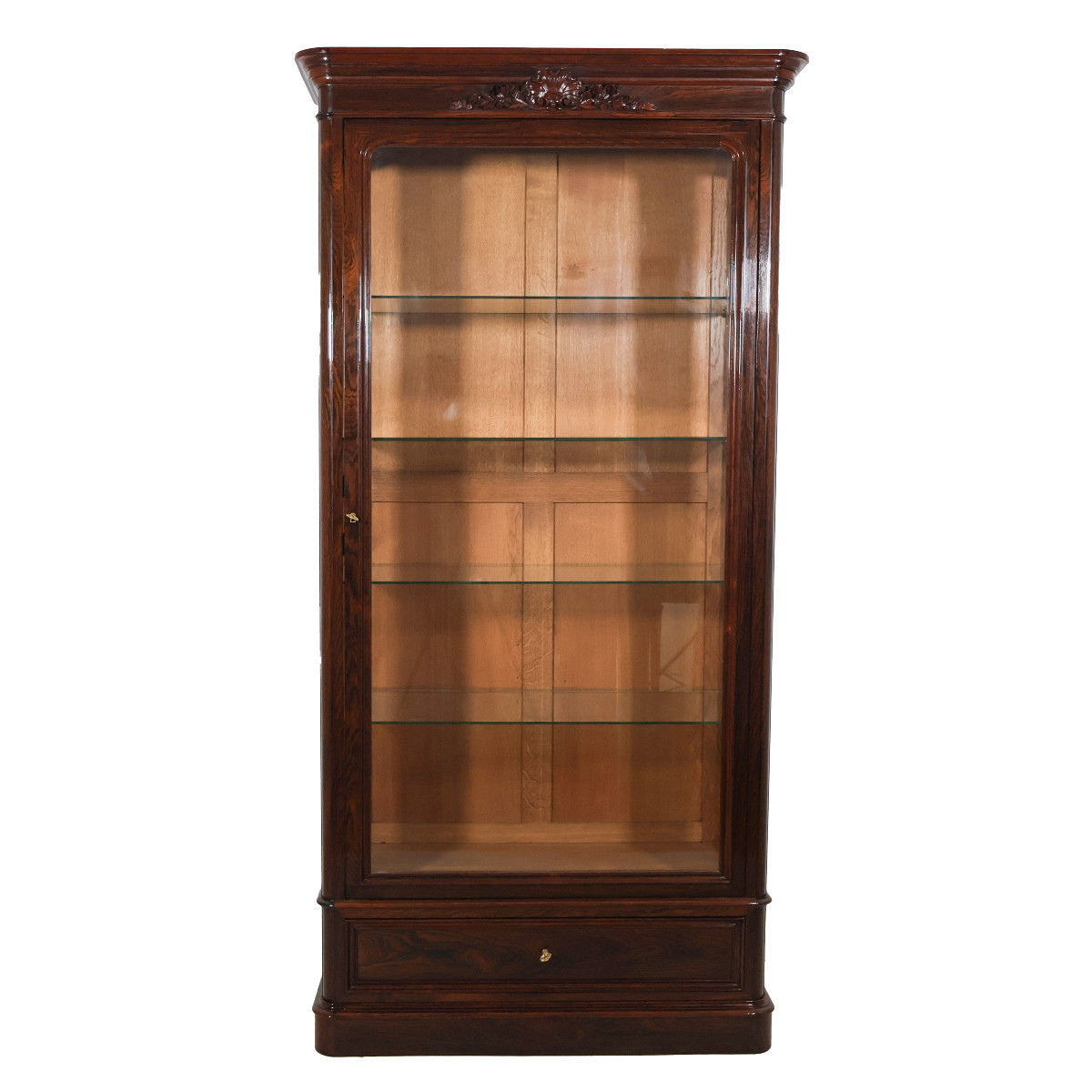 Rosewood Display Case, Napoleon III Period