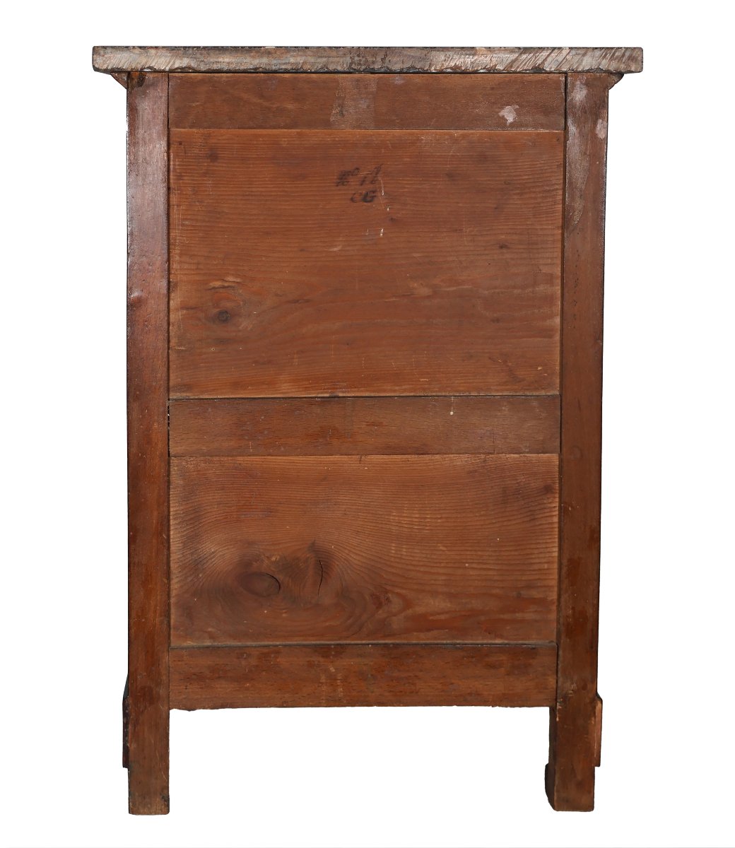 Secrétaire de maitrise en acajou époque restauration-photo-6
