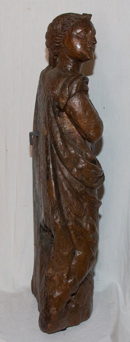 Sainte en noyer massif Époque XVIIe Siècle-photo-7