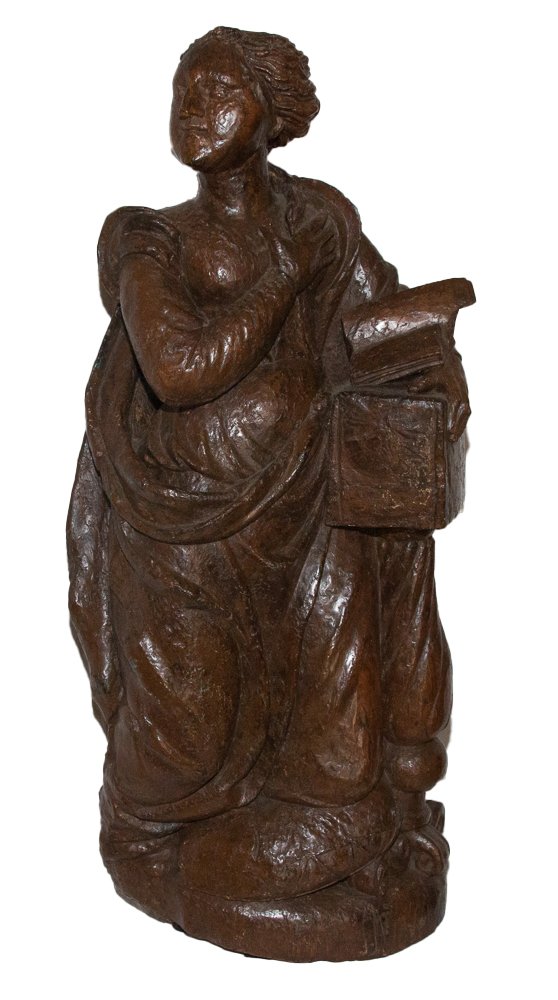 Sainte en noyer massif Époque XVIIe Siècle