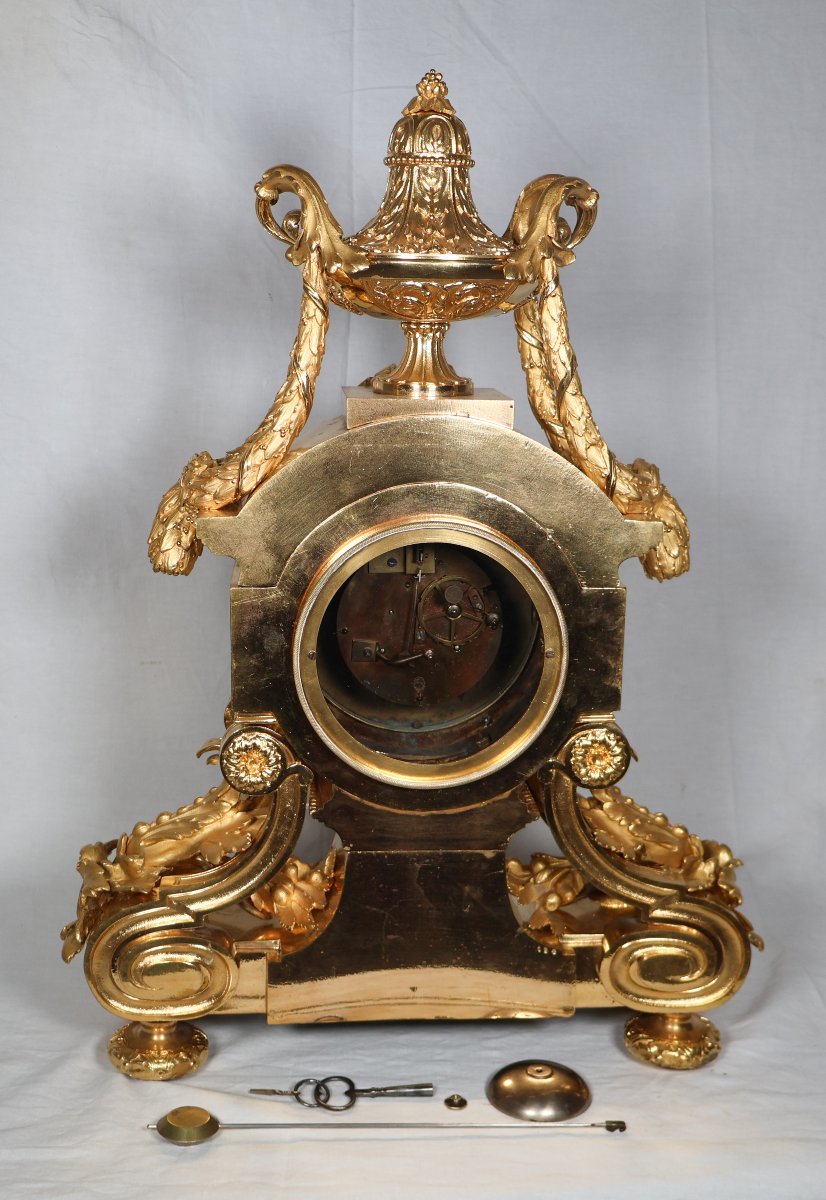 Garniture de cheminée Raingo Fres et H Picard fin XIXème-photo-6