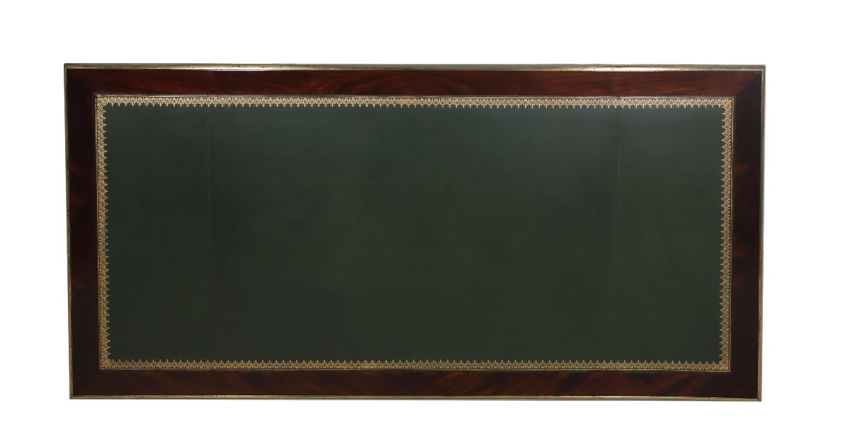 Bureau Plat à Tirettes époque Louis XVI Fin XVIIIe Siècle-photo-8