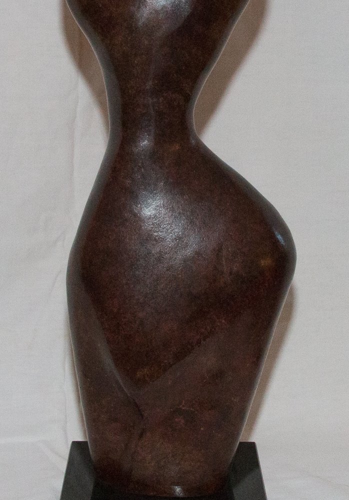 « Pudeur » Sculpture En Bronze Xavier Alvarez XXe siècle-photo-2