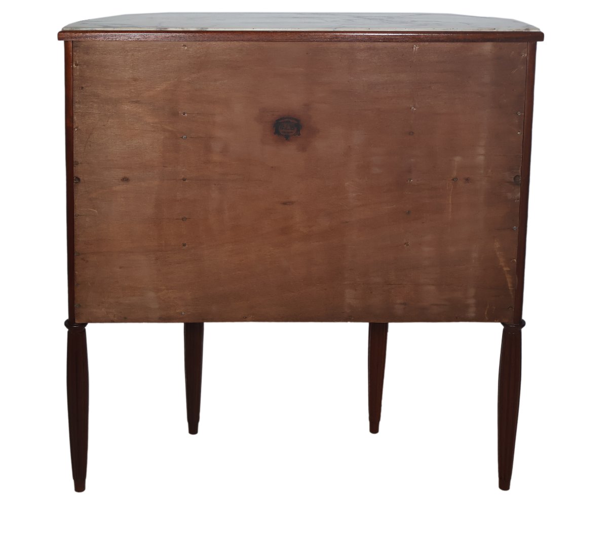 Art Deco-era Console Table Made Of Solid Mahogany-photo-7