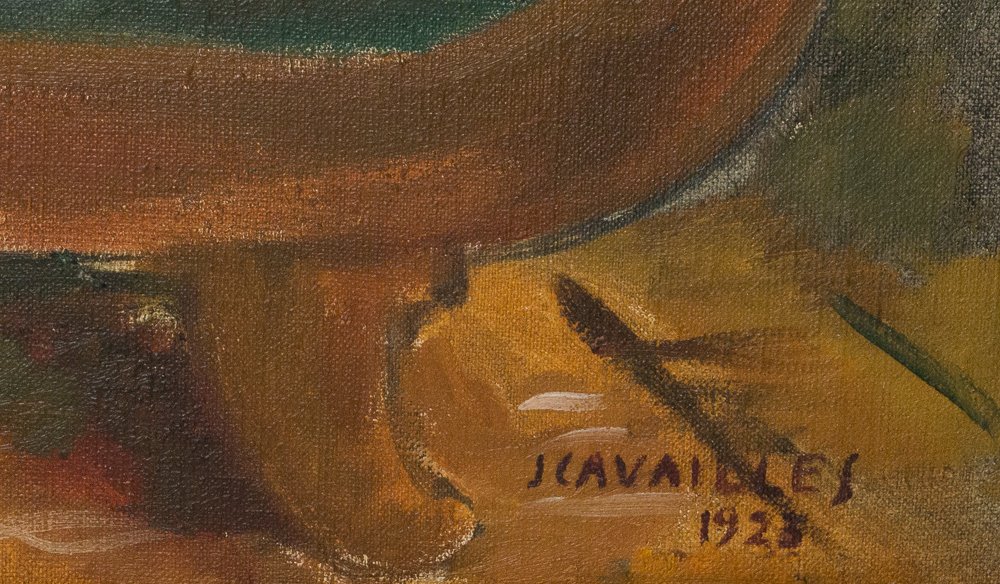 Nude Woman On A Méridienne – Jules Cavaillès, Dated 1923-photo-6