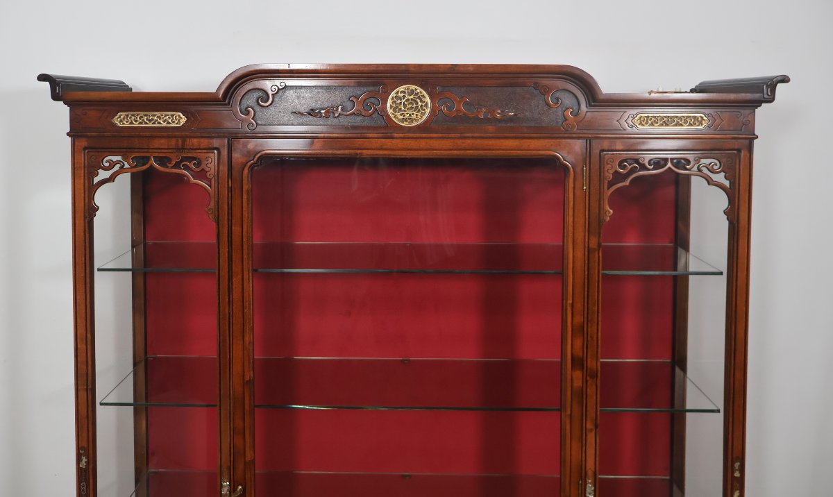 Japanese-style Display Case By Vincent épeaux (1862–1945)-photo-3