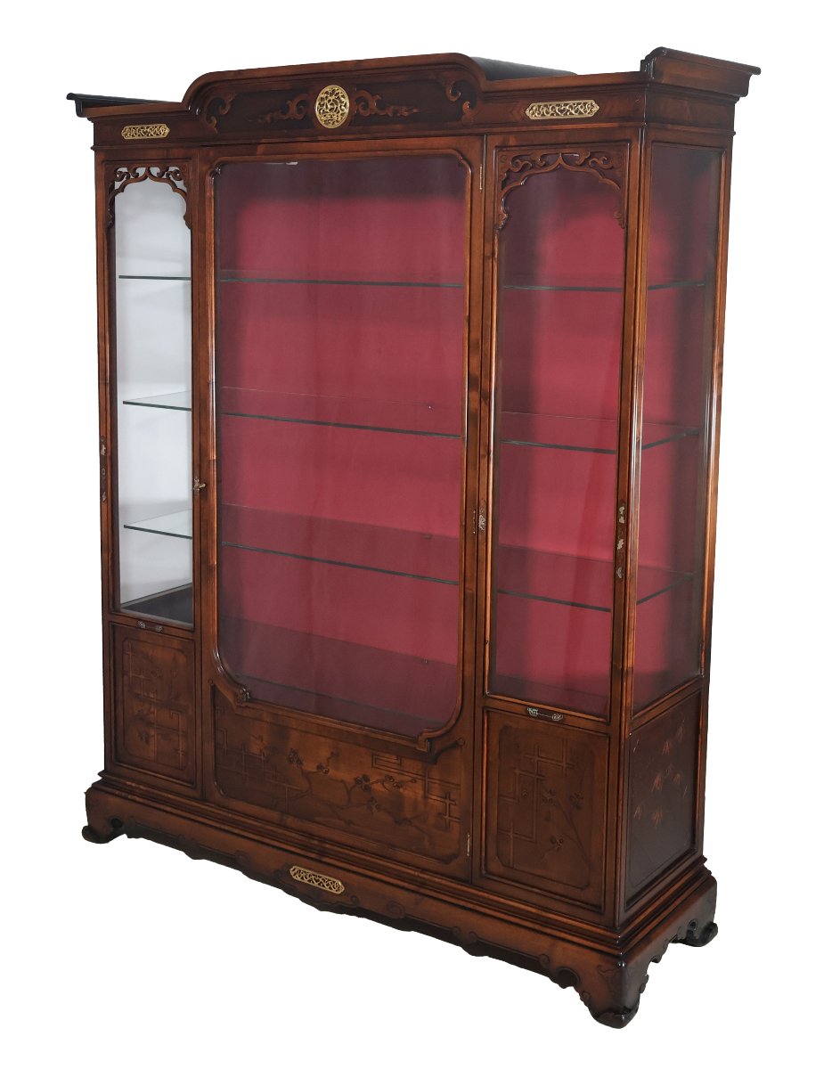 Japanese-style Display Case By Vincent épeaux (1862–1945)-photo-4