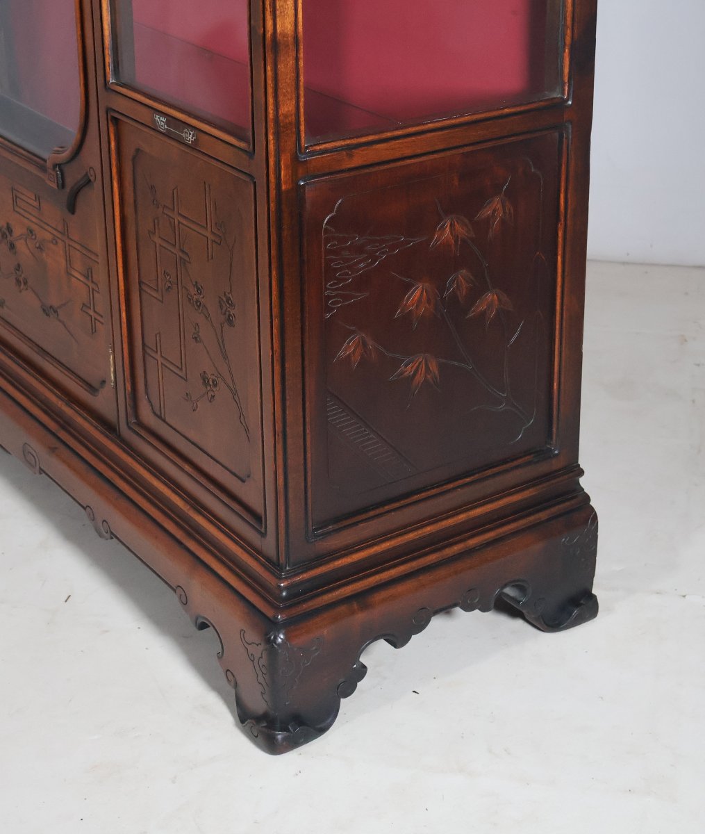 Japanese-style Display Case By Vincent épeaux (1862–1945)-photo-6