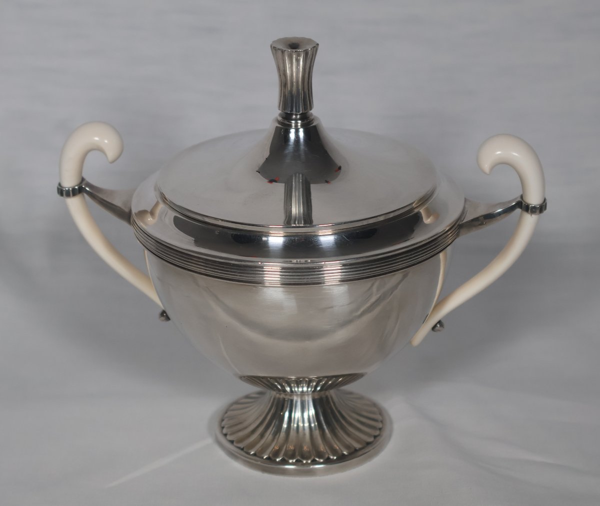 Sivar Art Deco-era Silver-plated Metal Tea And Coffee Set -photo-5